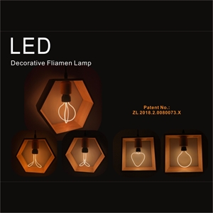 LED Filament Wood